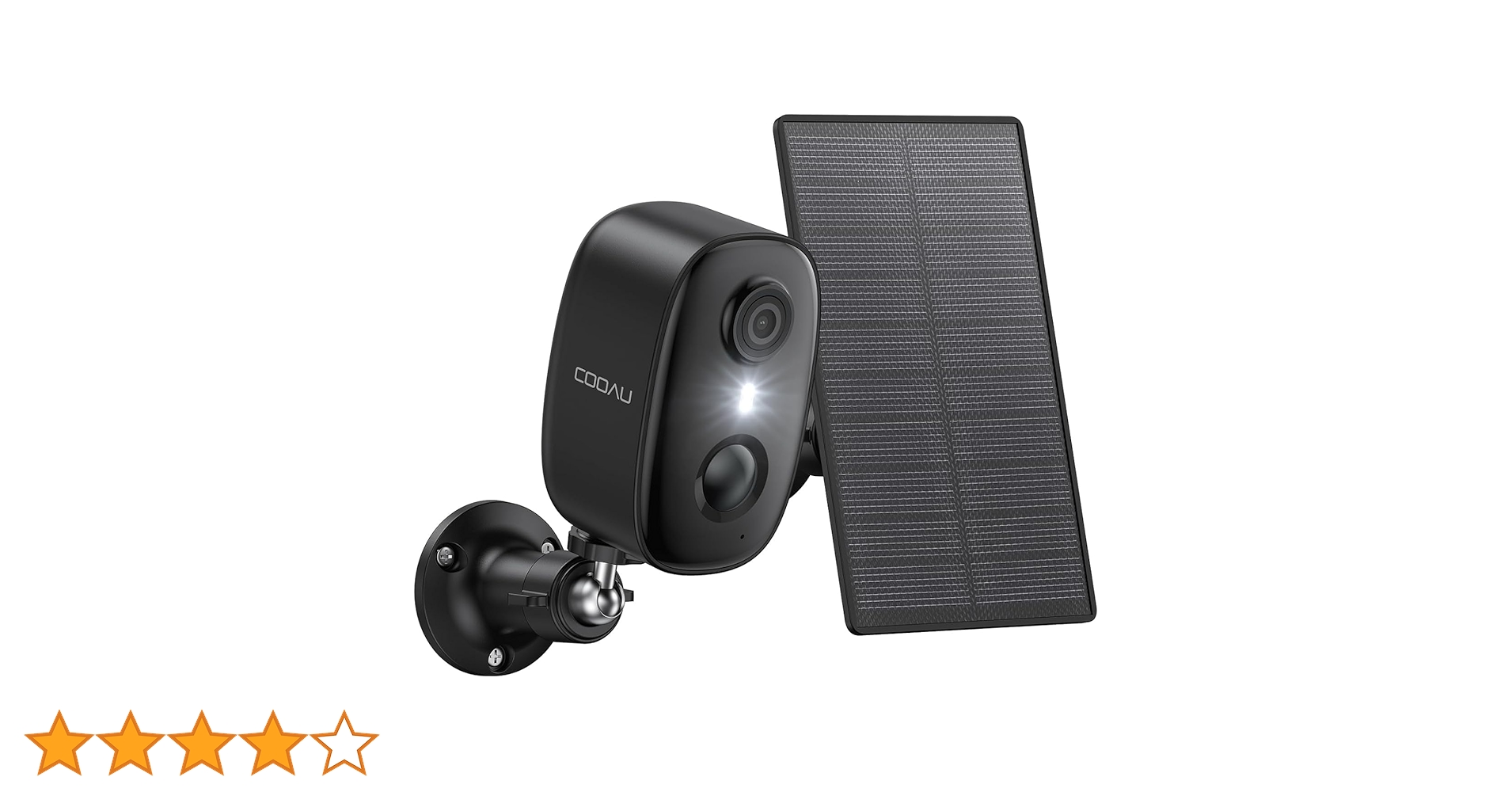 COOAU 防犯カメラソーラー高効率発電 500万高画素・360°撮影 あすつく当日発送】【進化版500万超高画素】COOAU 防犯カメラ 屋外